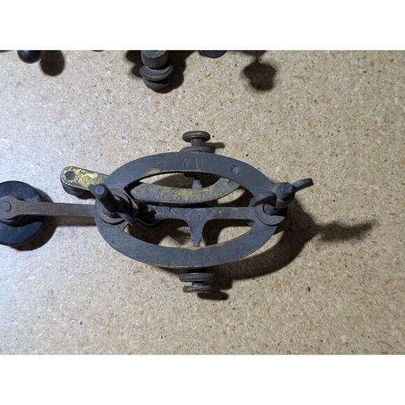 Lot 3 Vintage Morse Code Telegraph Key J-38 Western Union Brass PARTS/REPAIR - Picture 11 of 16
